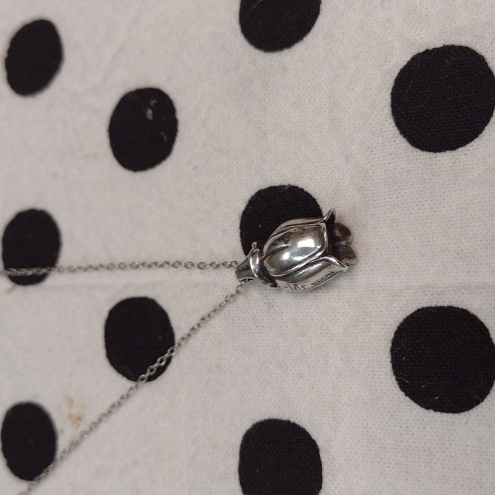 Mignon Faget Sterling Silver Tulip Pendant